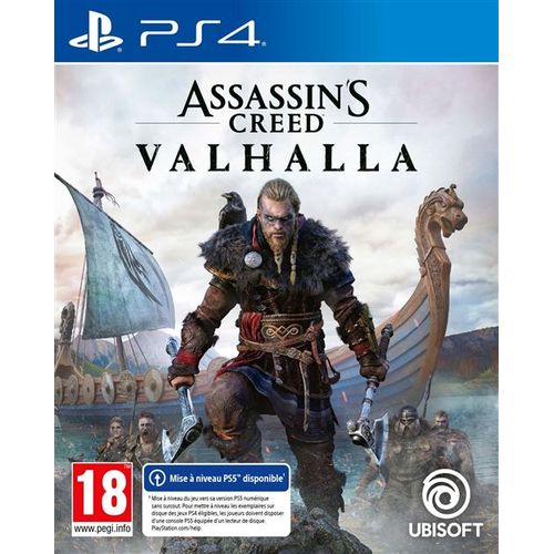 UBISOFT assassin's : valhalla -PS4 Jeu Inclus PS5
 Fiche Technique et Prix au Maroc