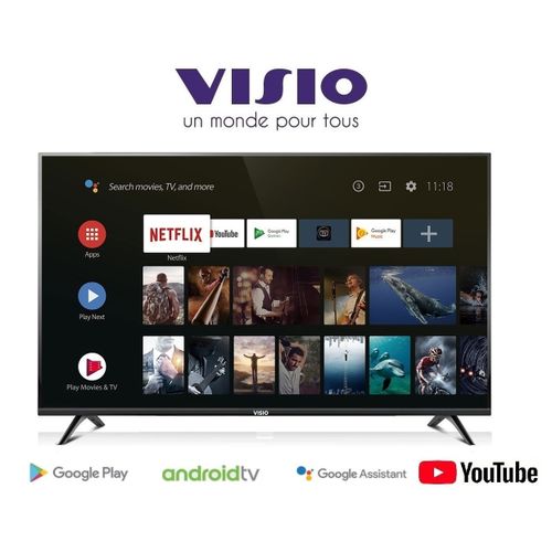 Visio TV 55" Smart Android Original - 4K UHD - Bluetooth - Récepteur Intégré - DOLBY
 Fiche Technique et Prix au Maroc