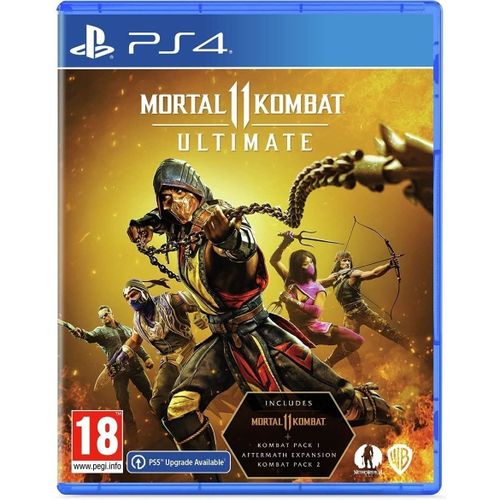 Warner Bros. Interactive Mortal Kombat 11 Ultimate PS4 ( inclus la version PS5 )
 Fiche Technique et Prix au Maroc
