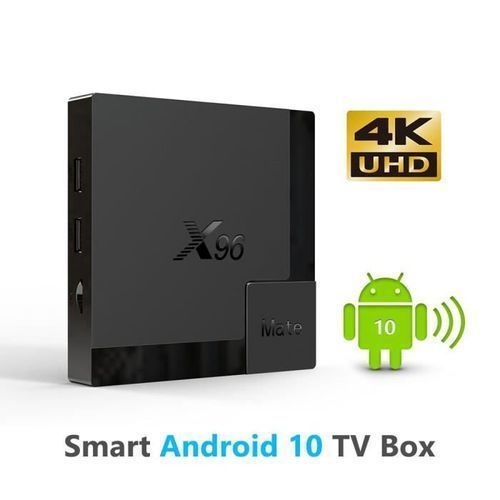 X96 TV BOX MATE 6K 4GB RAM ET 128 GO DE STOCKAGE
 Fiche Technique et Prix au Maroc