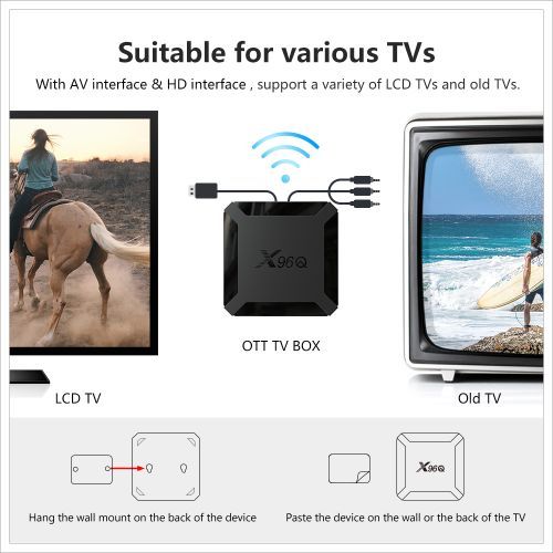 X96 TV Box Android 10.0 Allwinner H313 Quad Core ARM
 Fiche Technique et Prix au Maroc