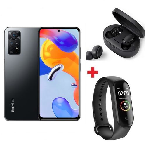 XIAOMI Redmi Note 11 6,5" (6Go, 128Go) - 50MP/8MP - Gris - Band + Écouteur
 Fiche Technique et Prix au Maroc