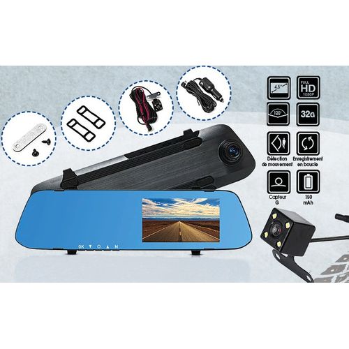 autoware Rétroviseur avec caméra DVR
 Fiche Technique et Prix au Maroc