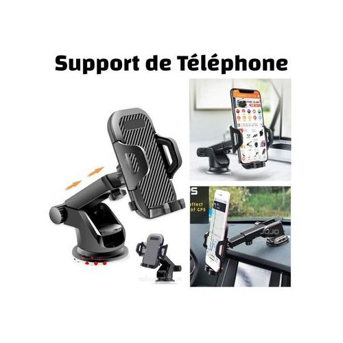 car mobile Mount Support pliable et rétractable de téléphone et de tablette
 Fiche Technique et Prix au Maroc