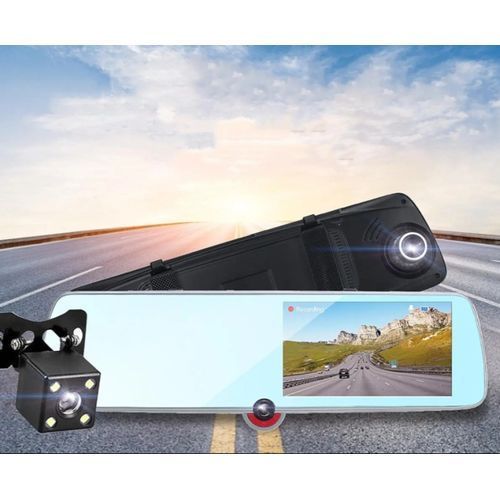 rétroviseur DVR de voiture Triple Caméras Full HD 1080 P avec 3 Caméras
 Fiche Technique et Prix au Maroc