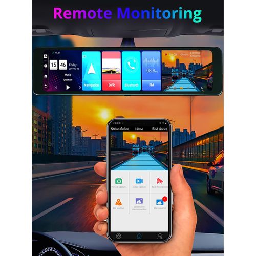 Smart Camera 12 pouces Tactile Android + GPS + Wifi + SIM 4G + Bluetooth + ADAS
 Fiche Technique et Prix au Maroc