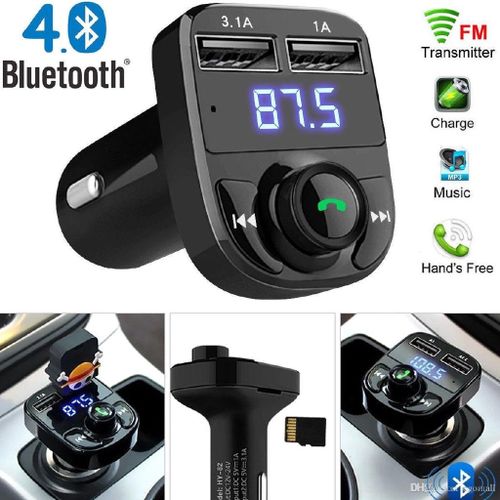 Chargeur de Voiture, Bluetooth FAST CHARGE 3,1 A, 2X Port USB FM MP3 :)
 Fiche Technique et Prix au Maroc