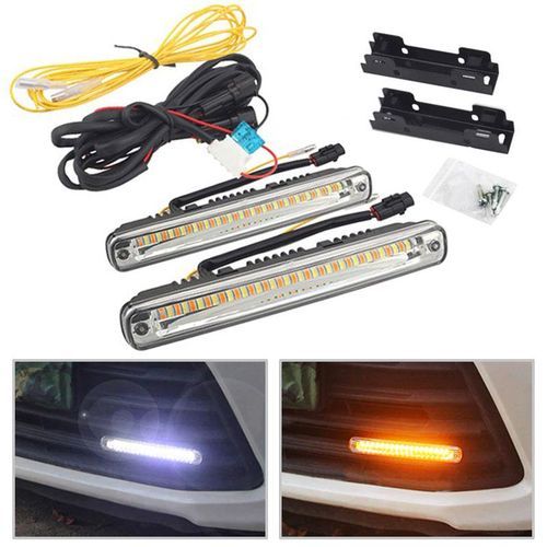 LUMIÈRE JOURNÉE À LED LAMPE DRL AVEC CLIGNOTANT gauche à droite UNIVERSEL
 Fiche Technique et Prix au Maroc