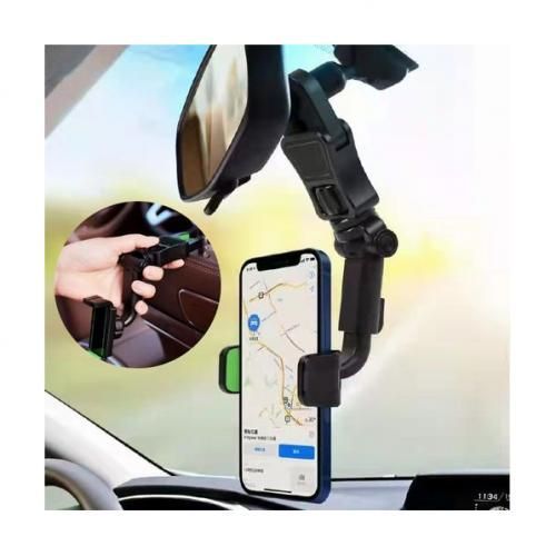 Support de téléphone voiture multifonction rotatif à 360 degrés pour rétroviseur
 Fiche Technique et Prix au Maroc