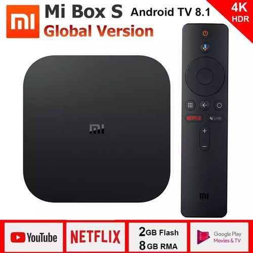XIAOMI Original MI TV BOX S Smart 4K 2G Ram 8G Internationale Version
 Fiche Technique et Prix au Maroc