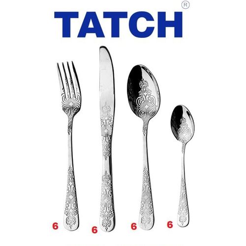 TATCH COUVERT DE TABLE 24 PCS SILVER
 Fiche Technique et Prix au Maroc