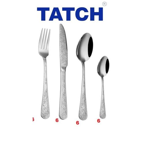 TATCH COUVERT DE TABLE 24 PCS SILVER
 Fiche Technique et Prix au Maroc