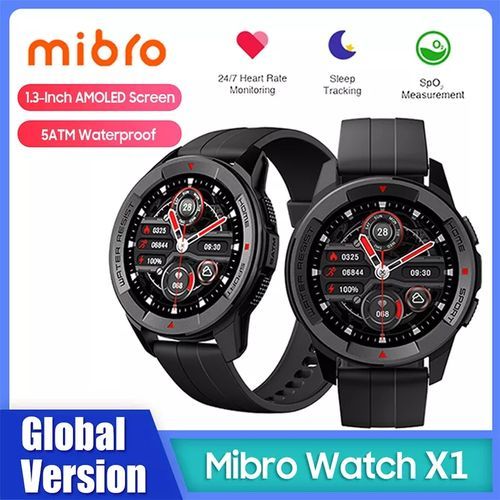 Mibro X1– montre connectée pour hommes et femmes, écran Amoled de 1.3 pouces
 Fiche Technique et Prix au Maroc