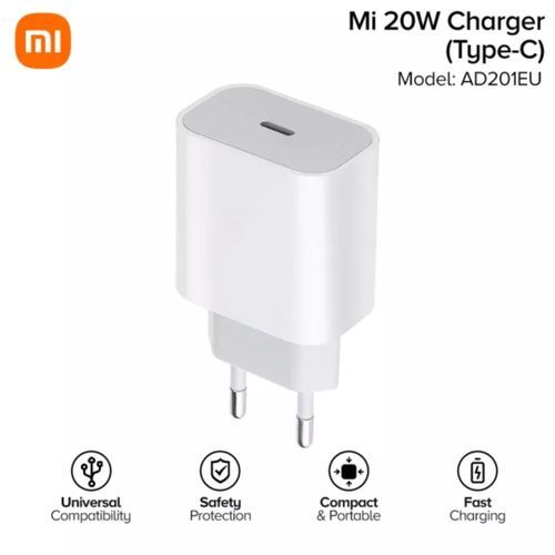 XIAOMI Mi 20W Type-C Power Charger, Chargeur Compatible avec iPhone, Samsung, Xiaomi
 Fiche Technique et Prix au Maroc