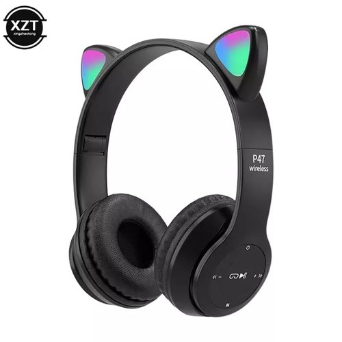 Écouteurs Bluetooth5.0 Pour Chat Music Headset Cat Ear Headphones Wireless - ROSE
 Fiche Technique et Prix au Maroc