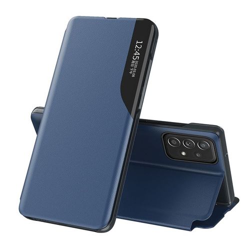 Samsung A13 4G Smart View Window Flip Stand Cover PU Leather Case Bleu
 Fiche Technique et Prix au Maroc