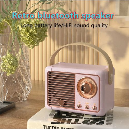Mini Haut-parleur Portable Bluetooth Sans Fil avec Effet HiFi et Supporte de Disque U/TF - Rose
 Fiche Technique et Prix au Maroc
