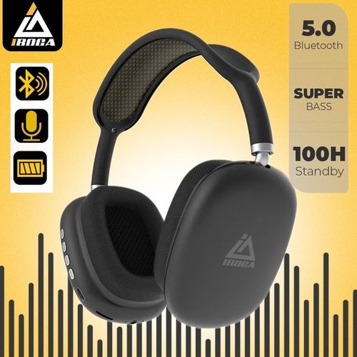 iboga Casque sans fil Stéréo Bluetooth 5.0 avec micro pour la musique et sport
 Fiche Technique et Prix au Maroc