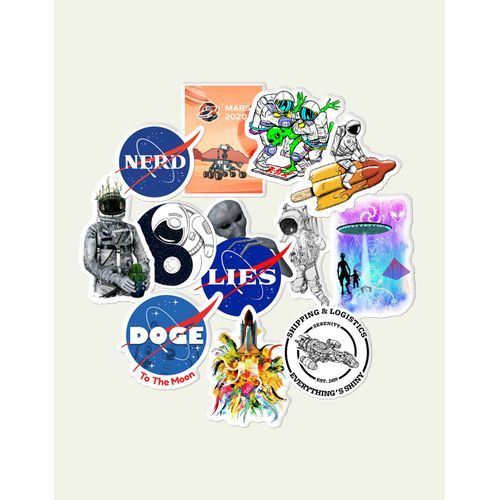 Stickers Nasa (12pièces) Décoration PC Portable - autocollant
 Fiche Technique et Prix au Maroc