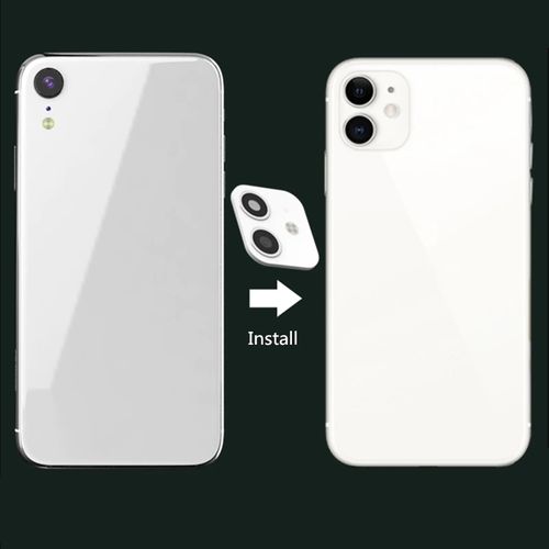 Couvercle pour Transformez votre iPhone  X XS XS Max vers l'iphone 11 pro blanc
 Fiche Technique et Prix au Maroc
