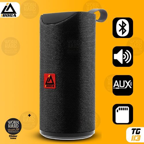 iboga haut-parleurs stéréo,Bluetooth, Sound Bar +Stikcer cadeau
 Fiche Technique et Prix au Maroc