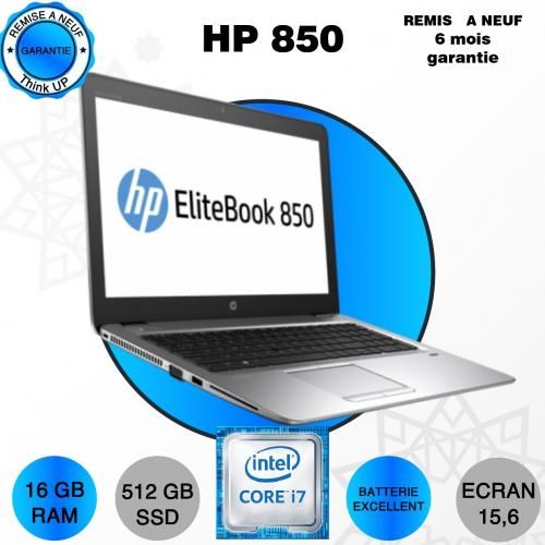 Hp EliteBook Ultra Rapide Core i7- 6500u I 16Go DDR4 I 512 Go SSD I 15.6″ Full HD-Remis à Neuf
 Fiche Technique et Prix au Maroc