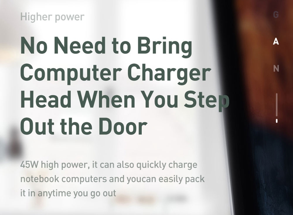 Baseus GaN 2 En 1 Chargeur Mural USB-C 45W PD Charge Rapide + Banque d'Alimentation 10000mAh Batterie PD3.0 QC3.0 Alimentation Charge Rapide Alimentation Pour iPhone 11 SE 2020 Pour iPad Pro 2020 Xiaomi 10 Huawei P40 Pro Port Eu - Noir