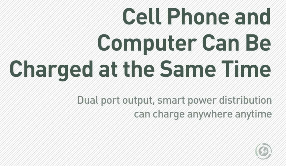 Baseus GaN 2 En 1 Chargeur Mural USB-C 45W PD Charge Rapide + Banque d'Alimentation 10000mAh Batterie PD3.0 QC3.0 Alimentation Charge Rapide Alimentation Pour iPhone 11 SE 2020 Pour iPad Pro 2020 Xiaomi 10 Huawei P40 Pro Port Eu - Noir