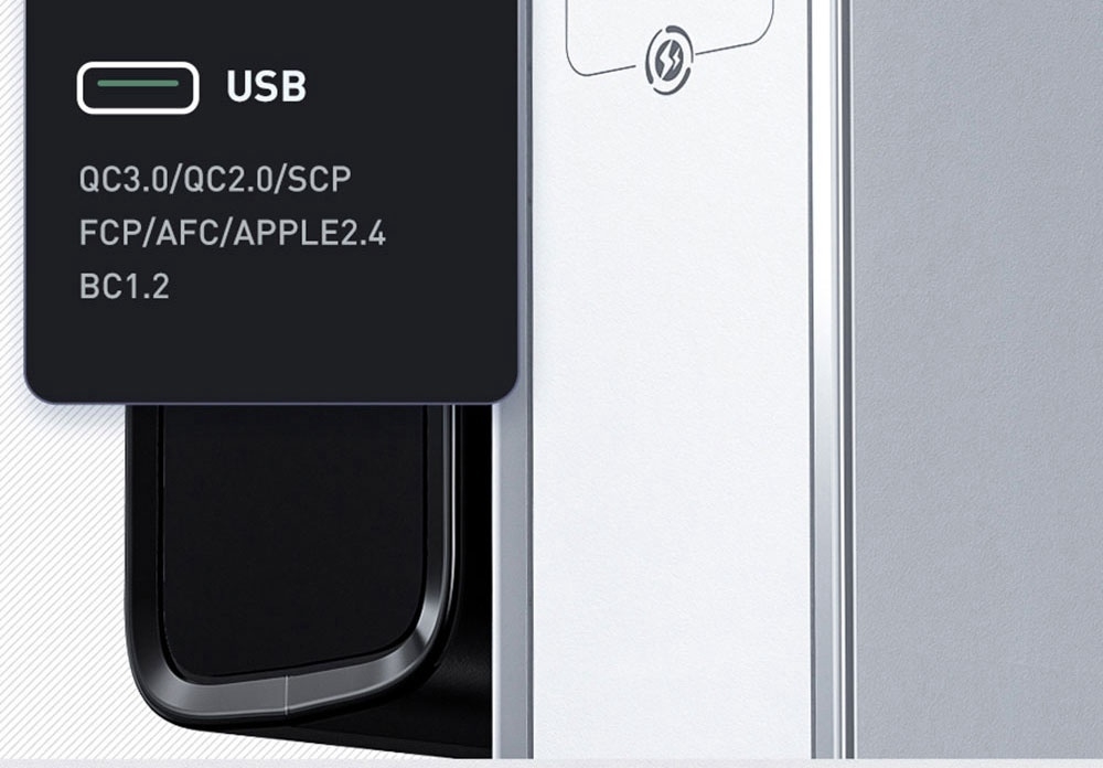 Baseus GaN 2 En 1 Chargeur Mural USB-C 45W PD Charge Rapide + Banque d'Alimentation 10000mAh Batterie PD3.0 QC3.0 Alimentation Charge Rapide Alimentation Pour iPhone 11 SE 2020 Pour iPad Pro 2020 Xiaomi 10 Huawei P40 Pro Port Eu - Noir