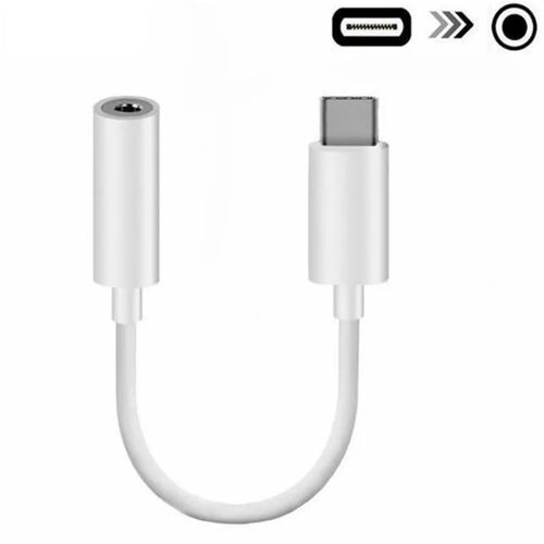 Type C 3.5 Jack écouteurs USB C à 3.5mm AUX écouteurs adaptateur pour Xiaomi/samsung/ipad/Apple
 Fiche Technique et Prix au Maroc