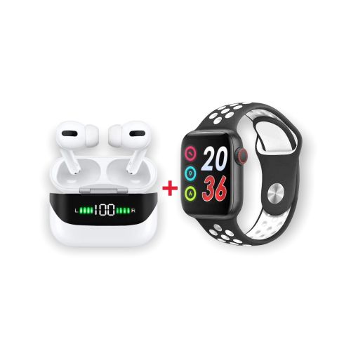 smart watsh étanche fréquence cardiaque+Écouteur Bluetooth pro 300
 Fiche Technique et Prix au Maroc