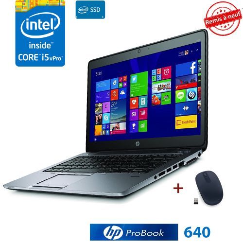 Hp Probook 640 Core i5 - 256Gb SSD 8GB RAM 14"- remis a neuf
 Fiche Technique et Prix au Maroc