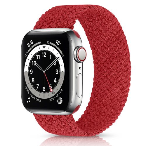 bracelet Apple Watch, Bracelet milanais en aTissu pour Apple Watch 42/44 MM - Rouge
 Fiche Technique et Prix au Maroc