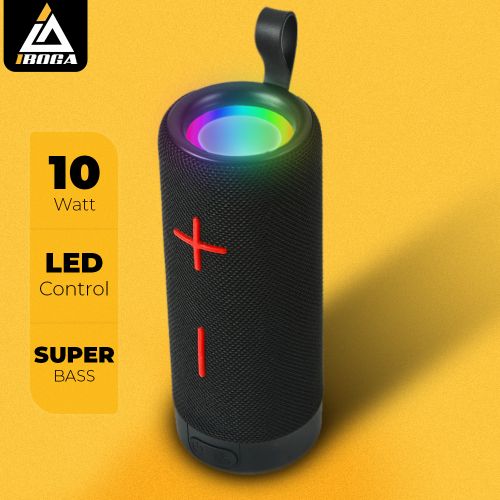 iboga Enceinte Bluetooth sans Fil Baffle Son dynamique  haut-parleur Bluetooth 10 W à basses élevées
 Fiche Technique et Prix au Maroc