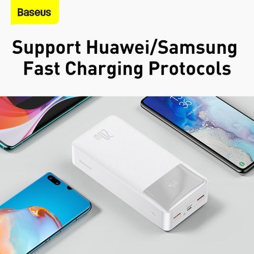 Baseus Power Bank 30000mAh Power Delivery 20W Charge Rapide
 Fiche Technique et Prix au Maroc