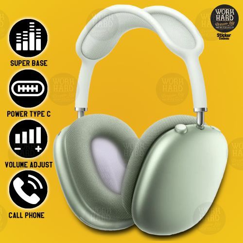Casque Stéréo Bluetooth 5.0  avec micro pour appels Musique,Vert+Sticker
 Fiche Technique et Prix au Maroc