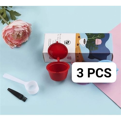 3 Capsules rechargeable réutilisable compatible dolce gusto multi-couleurs
 Fiche Technique et Prix au Maroc