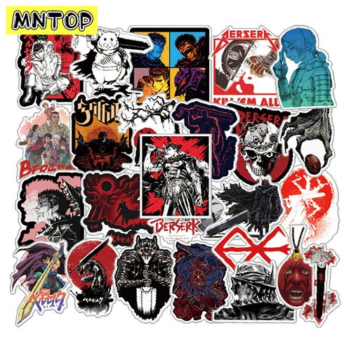 30 pcs Anime Berserk Graffiti Mix Stickers For Diy Phone Skateboard Luggage Helmet Laptop
 Fiche Technique et Prix au Maroc