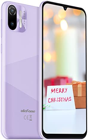 Ulefone Note 6T Smartphone Pas Cher, 3 Go + 64 Go ROM 128 Go Extensible Android 12, Écran 6.1" HD+ Caméra AI 13MP, Batterie 3300 mAh, Face ID/GPS/WiFi/4G Dual SIM Téléphone Portable Pas Cher(Violet) Fiche Technique et Prix au Maroc