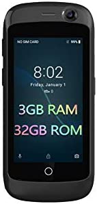 Unihertz Jelly Pro - Le Plus Petit 4G Smartphone du Monde, Mini Téléphone, Compact Mignon et Portable, Android 8.1, 3 Go RAM + 32 Go ROM, Smartphone et Téléphone Portable Débloqué Fiche Technique et Prix au Maroc