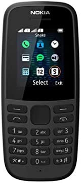 Nokia 105-2019 Dual Sim Black (TA-1174) Fiche Technique et Prix au Maroc