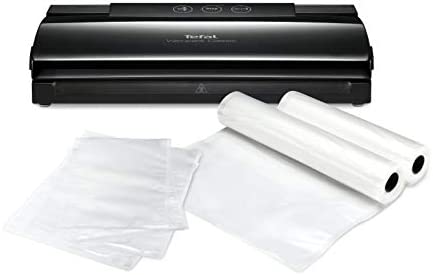 Tefal Emballeuse Vacupack Classic Scellage&Mise sous Vide Automatique Scellage + Fonction Stop, Noir Brillant YY3106FB, 110 W Fiche Technique et Prix au Maroc