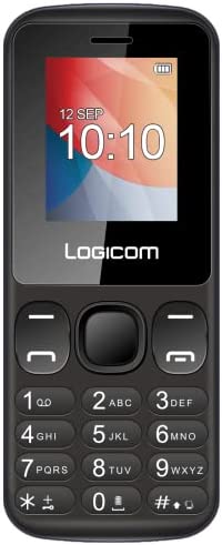 Logicom - Mobile double Sim Le Posh 186, écran 1,77’’, batterie de 600 mAh, autonomie jusqu'a 3 heures en communication et jusqu’à 120 heures en veille, avec une fonction torche, noir - POSH_186_GB_BK Fiche Technique et Prix au Maroc