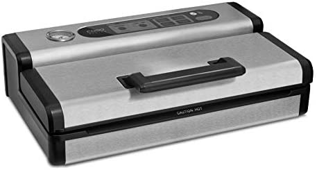 CASO FRANCE 1412 Appareil de Mise sous Vide, INOX, Noir, 40,1x11,8x27,2 Fiche Technique et Prix au Maroc