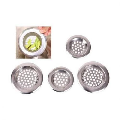 4 PCS Grilles Filtre évier en acier inoxydable Filtre Lavabo de vidange cuisine salle de bain
 Fiche Technique et Prix au Maroc