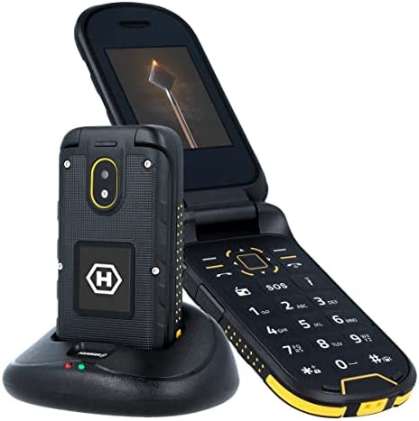 Hammer H Bow Téléphone Clapet Portable Incassable Débloqué, 2.4 Pouces Deux écrans, IP68 Antichoc Étanche, Pas Cher, Dual SIM, MP3, Lampe Torche Noir Fiche Technique et Prix au Maroc