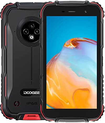 DOOGEE Telephone Portable Incassable, S35T 5.0” HD+ 4350mAh, 3Go+64Go, Caméra avec IA - 13 MP, Bluetooth 5.0, Dual SIM 4G, Android 11 Smartphone Débloqué Antichoc/étanche/NFC/ - Rouge Fiche Technique et Prix au Maroc