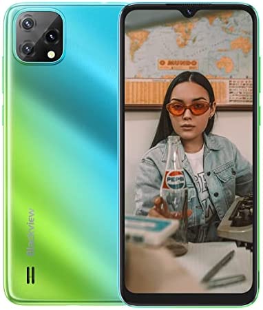 Blackview A55 Telephone Portable 4G, Smartphone Pas Cher Écran 6,53" HD+, 4780mAh, Android 11 Smartphone Debloque, 3Go RAM-SD-128GO, Caméras 8MP, Double SIM 4G+5G WiFi/Face ID/2Ans de Garantie Fiche Technique et Prix au Maroc