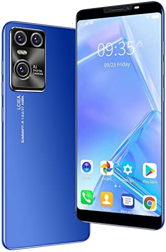 无 Smartphone Débloqué Pas Cher 3G Dual SIM, 5.5 Pouces, Android OS, Caméra 5MP+5MP, 4Go ROM (Extensible à 128 Go),Téléphone Portable (S10-Blue) Fiche Technique et Prix au Maroc