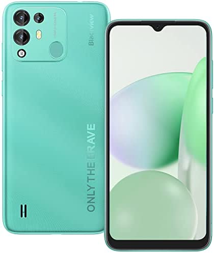 Blackview A55 Pro Telephone Portable, Écran 6,53" HD+, 7GO+64GO/SD-1TO, 4780mAh, Android 11 Smartphone Pas Cher 4G, Caméra 13MP+5MP/3 Slot-Dual SIM 4G+5G WiFi/Face ID/Fingerprint/2Ans de Garantie Fiche Technique et Prix au Maroc